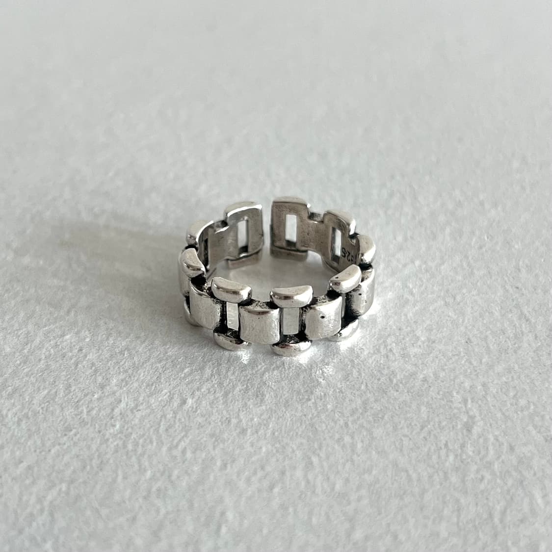 스퀘어 체인 반지 상품이미지2