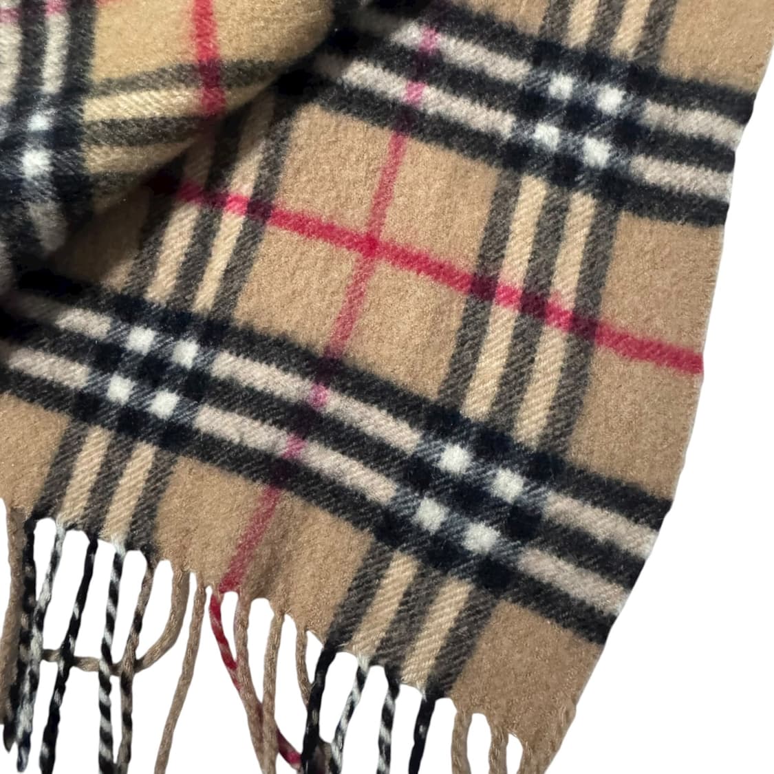 정품 버버리 캐시미어 노바체크 머플러 상품이미지4