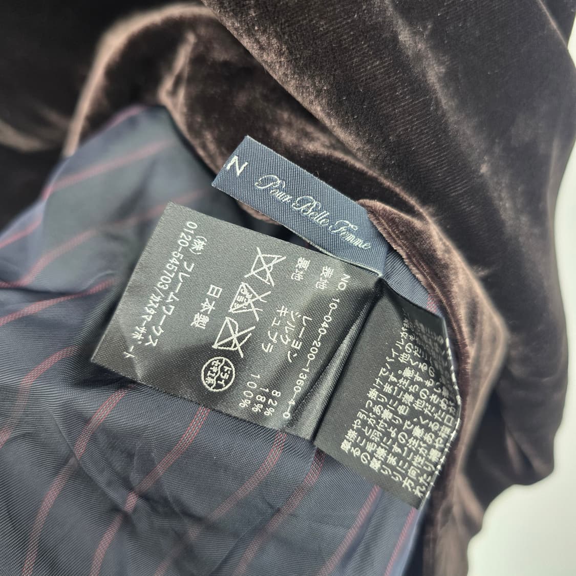 Spick and Span 실크 벨벳 미니 원피스 느낌 롱티 상품이미지3