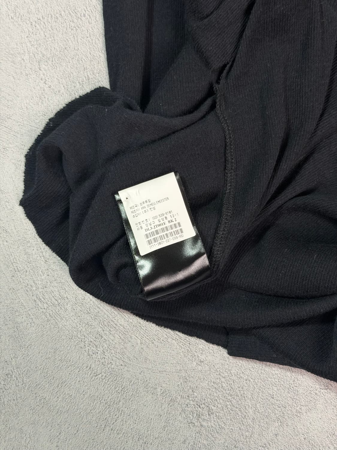 Ann Demeulemeester 11 SS BLACK Tank top 상품이미지6
