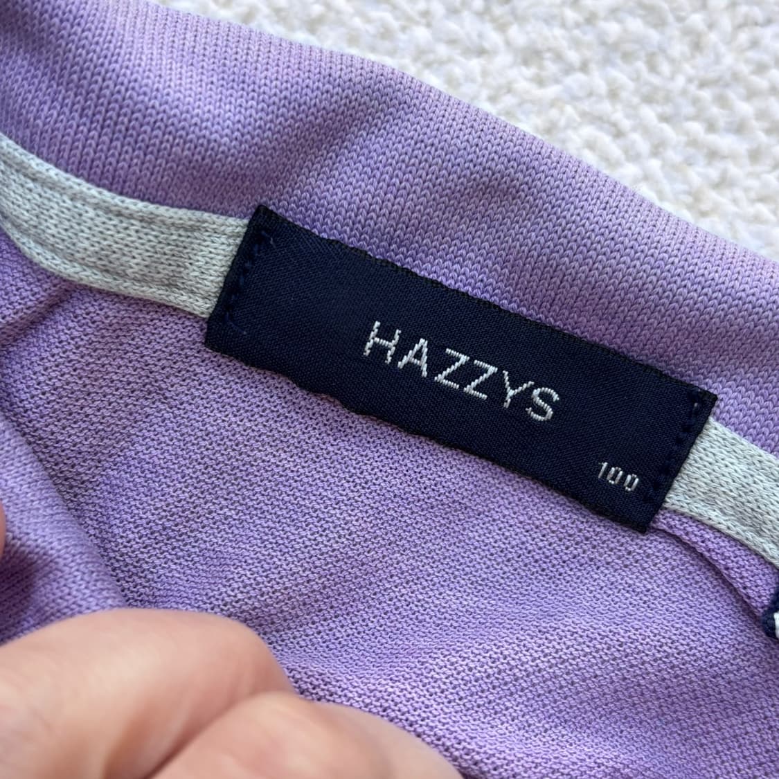 100 헤지스 남성 반팔 카라 티셔츠 0313E 상품이미지3