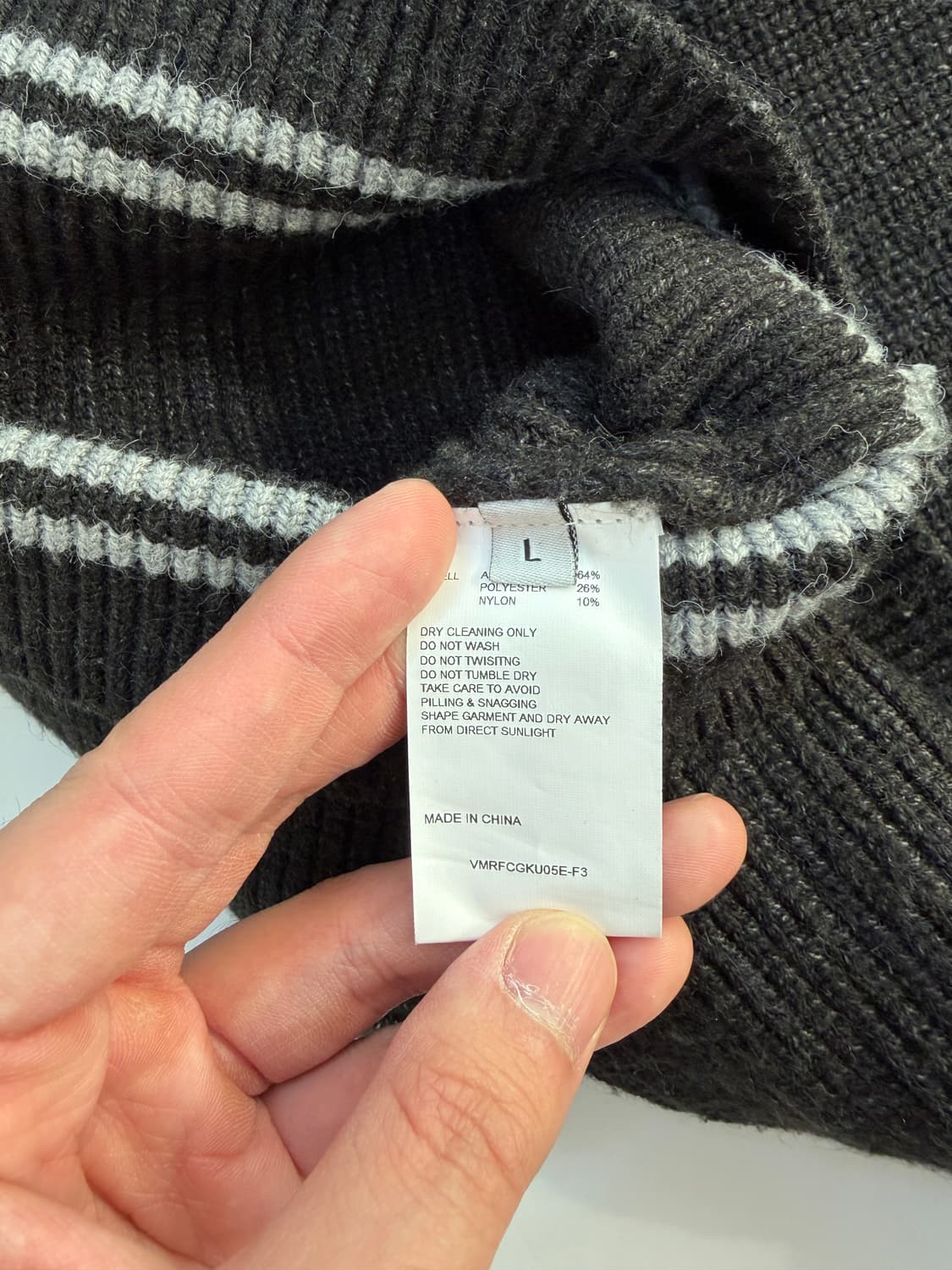 Vivastudio 투톤 니트 집업 가디건 상품이미지5