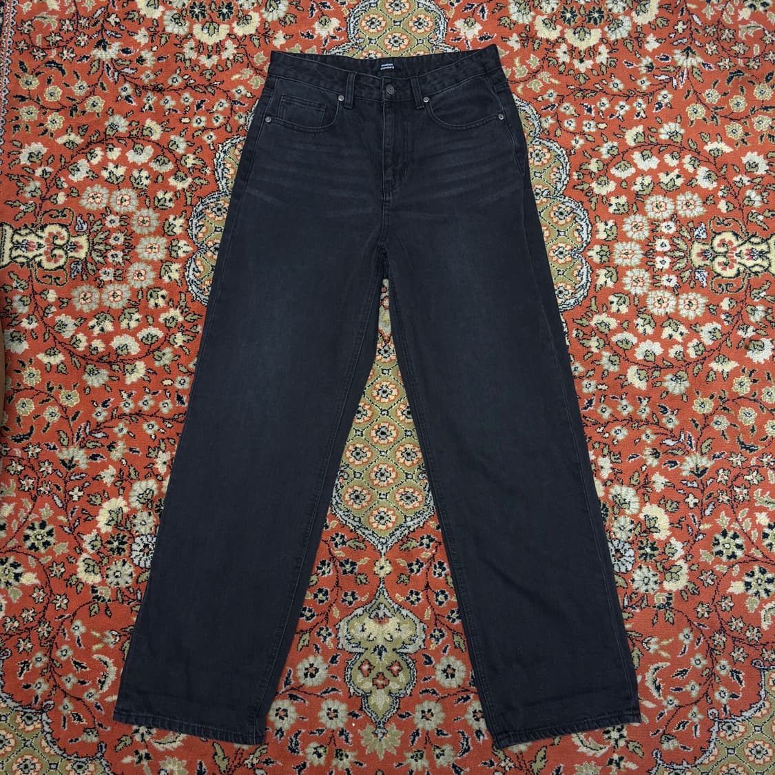 [30] 무신사 스탠다드 블랙 데님 팬츠 상품이미지1