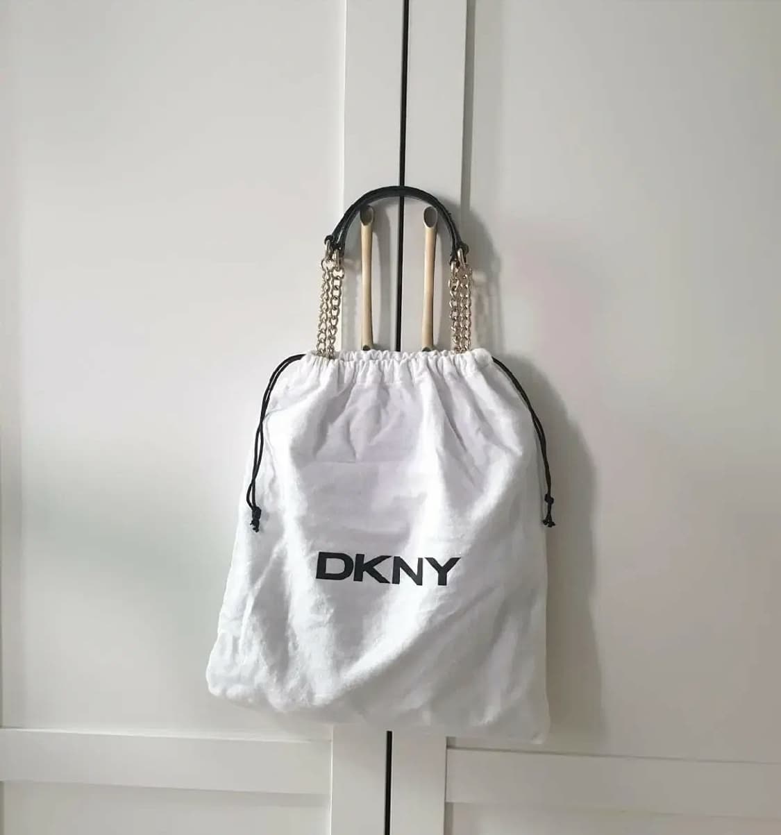 DKNY 가죽체인백 블랙 상품이미지5