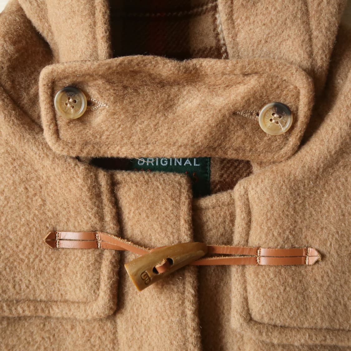 [Made in England] 빈티지 오리지날 울 더플 코트 상품이미지5