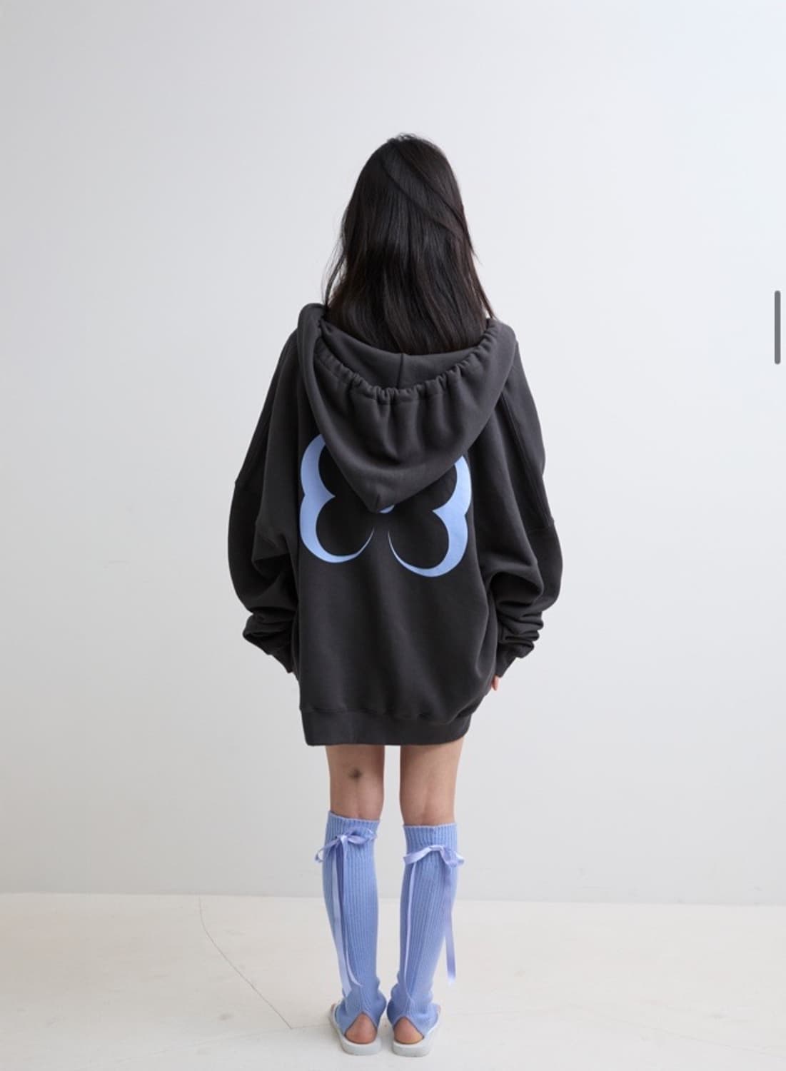 파쿠아 버터플라이 후드집업 점퍼 상품이미지4