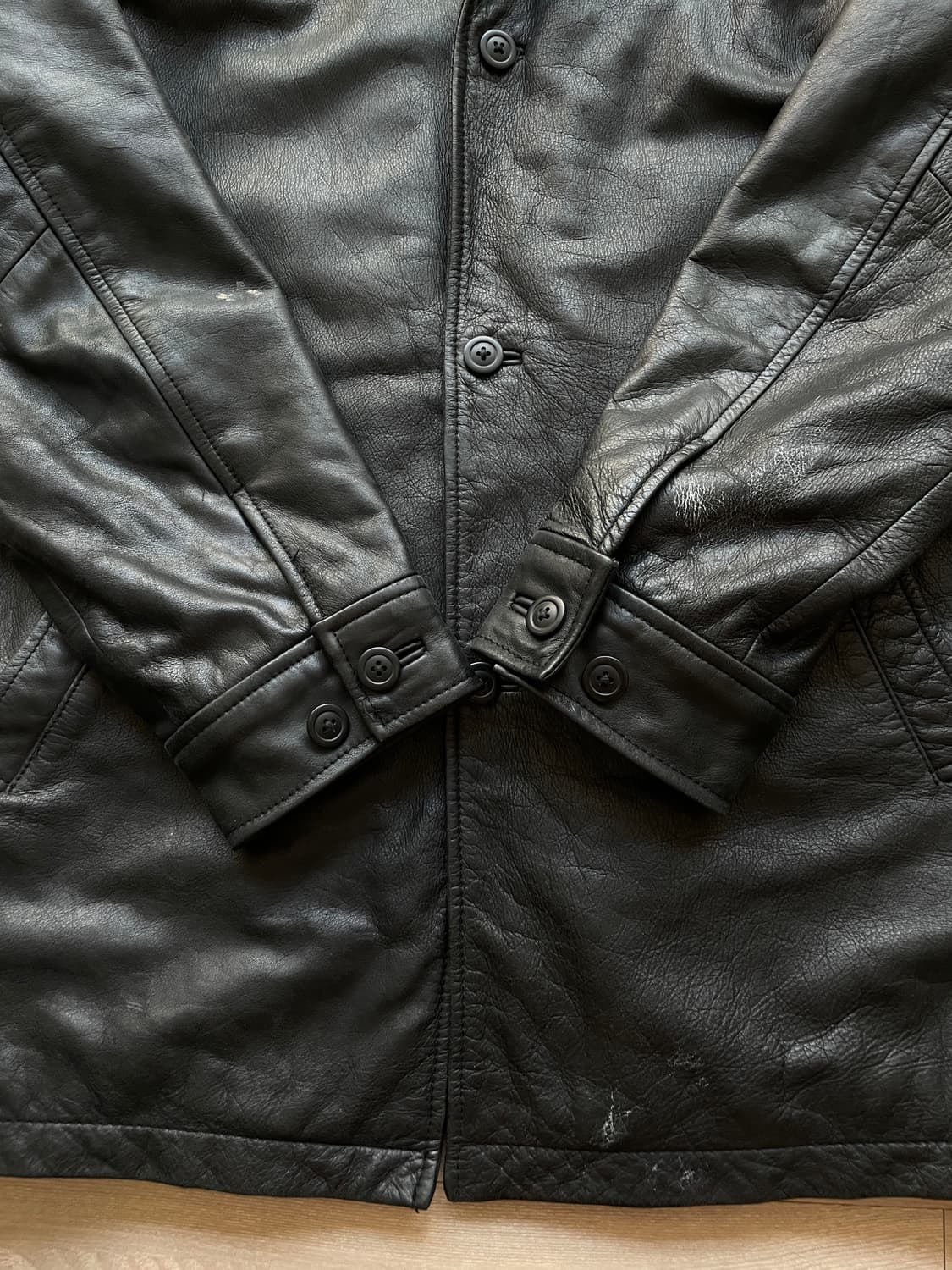 90s 올드갭 레더 카코트 gap carcoat 상품이미지4