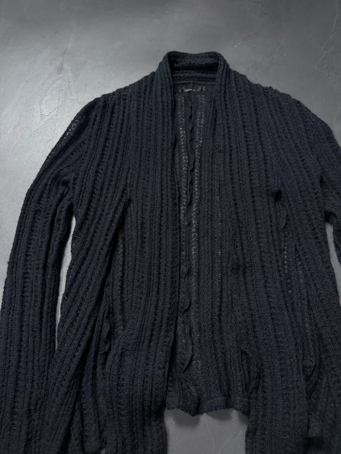 YASUYUKI ISHII OpenFront Layered Cadigan 상품이미지3