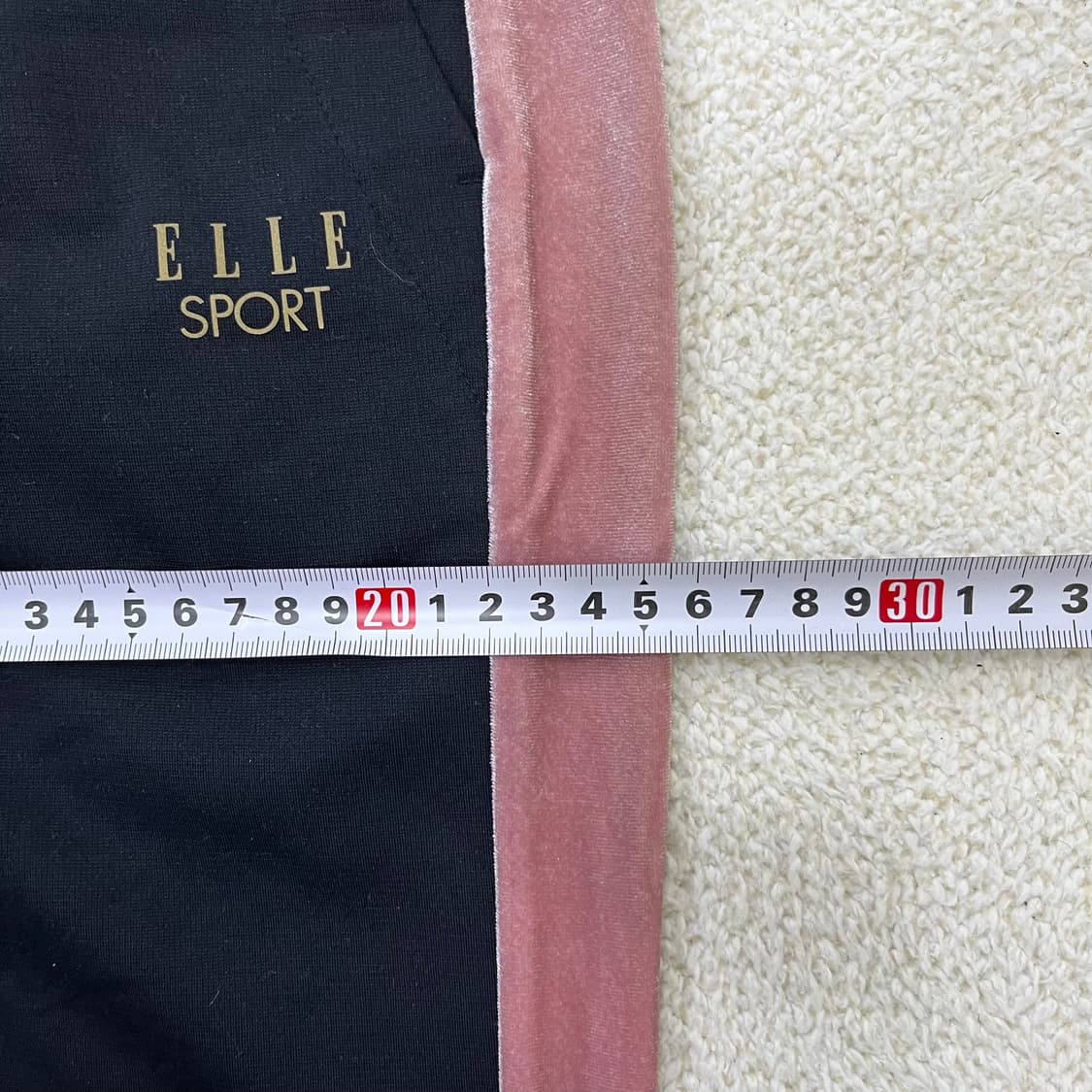 85 새상품 엘르 여성 벨벳 트레이닝 0401M 상품이미지5
