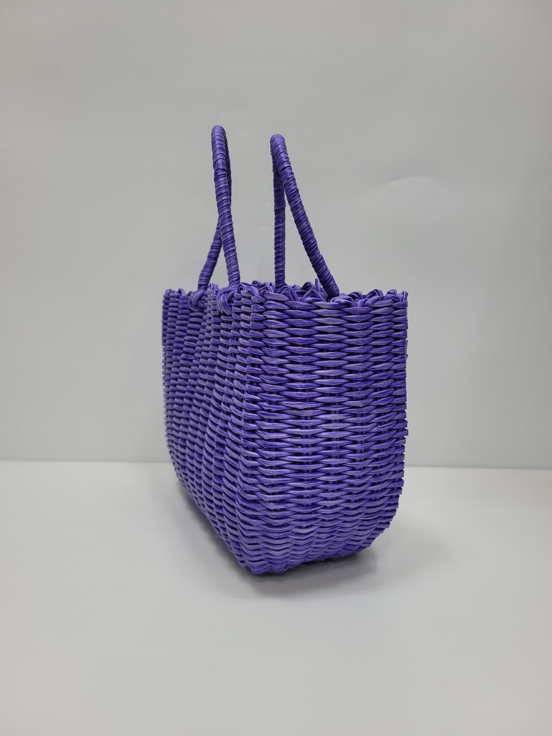 (새상품급) 쥬시쥬디x앰버빅토리아 21SS 콜라보레이션 바스켓백 / 퍼플 상품이미지4