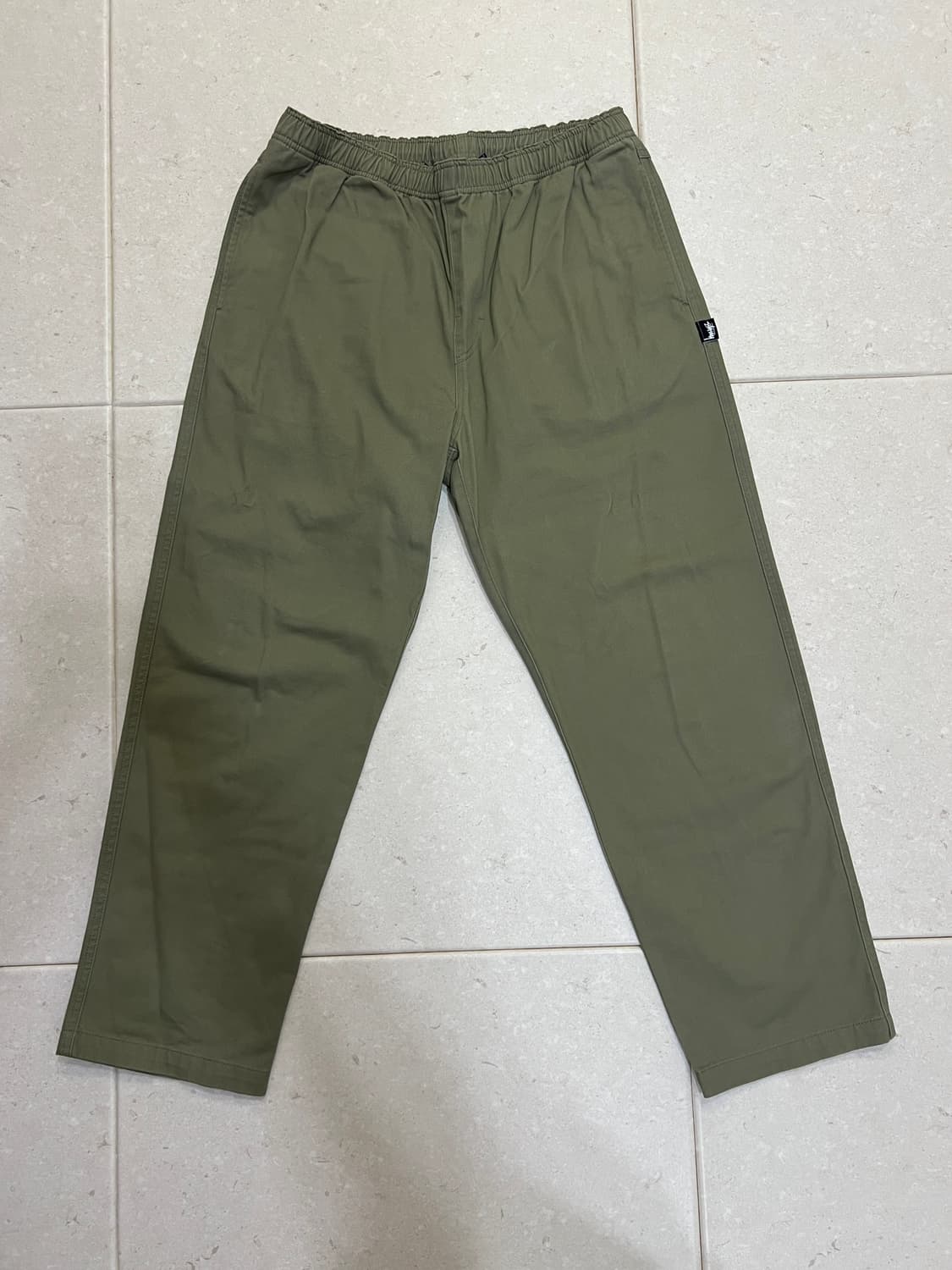 스투시 비치 팬츠 베이지 M 상품이미지4