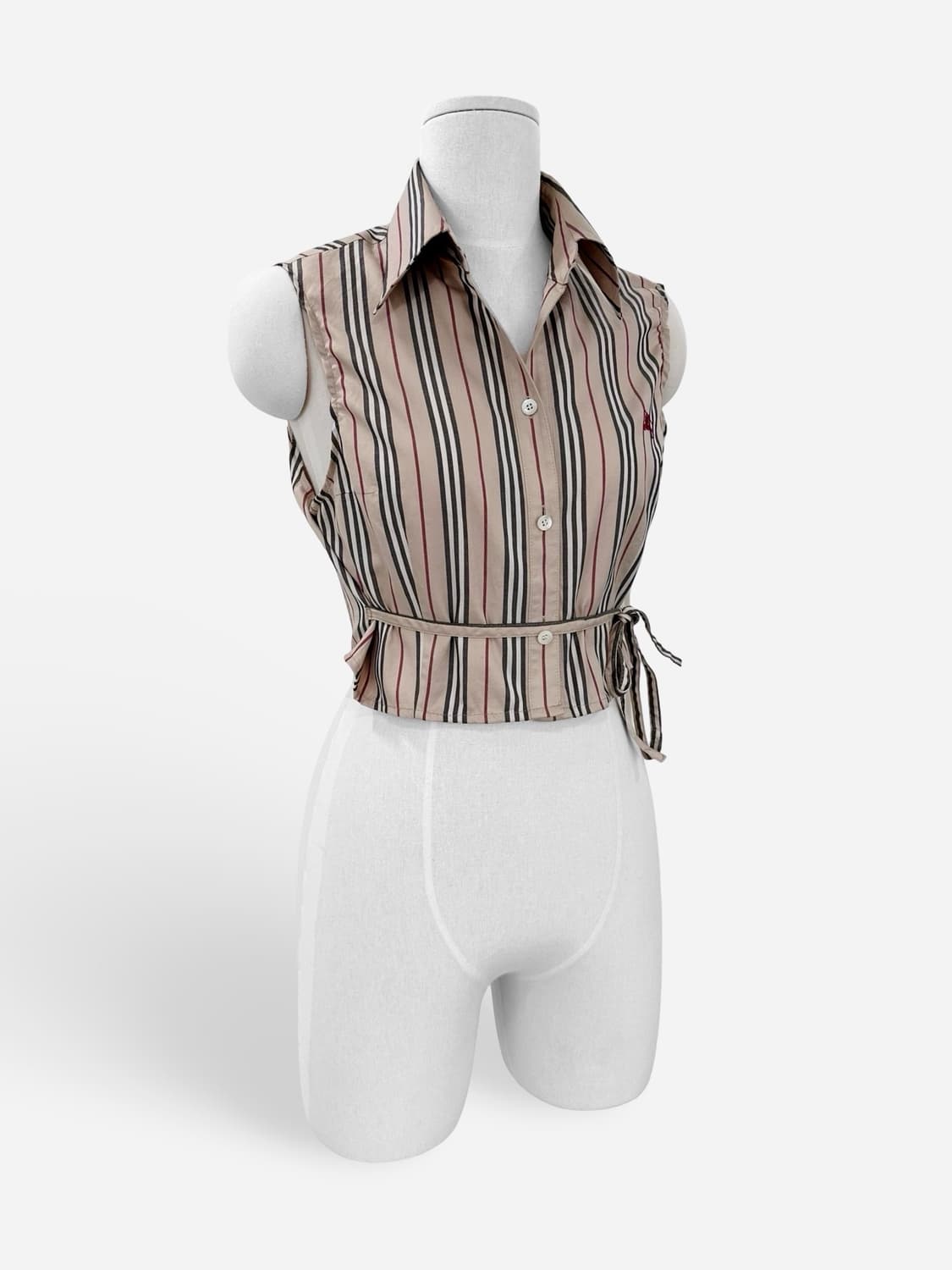 Burberry London Stripe Crop Shirt 상품이미지2