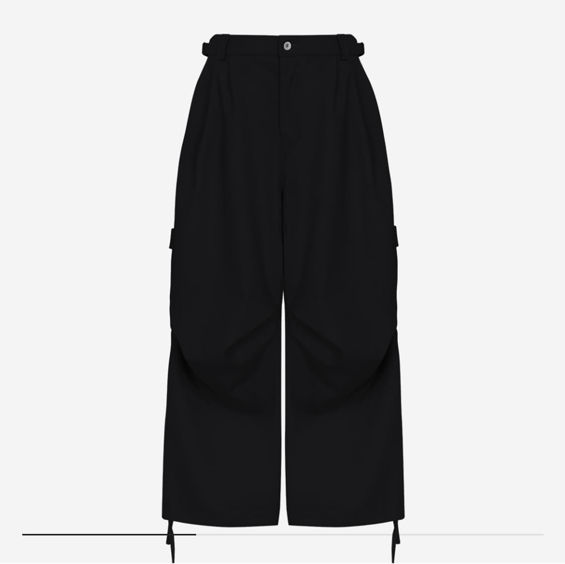 카미엔 x 코인서울 247 올데이 슬랙스 블랙 3 상품이미지1