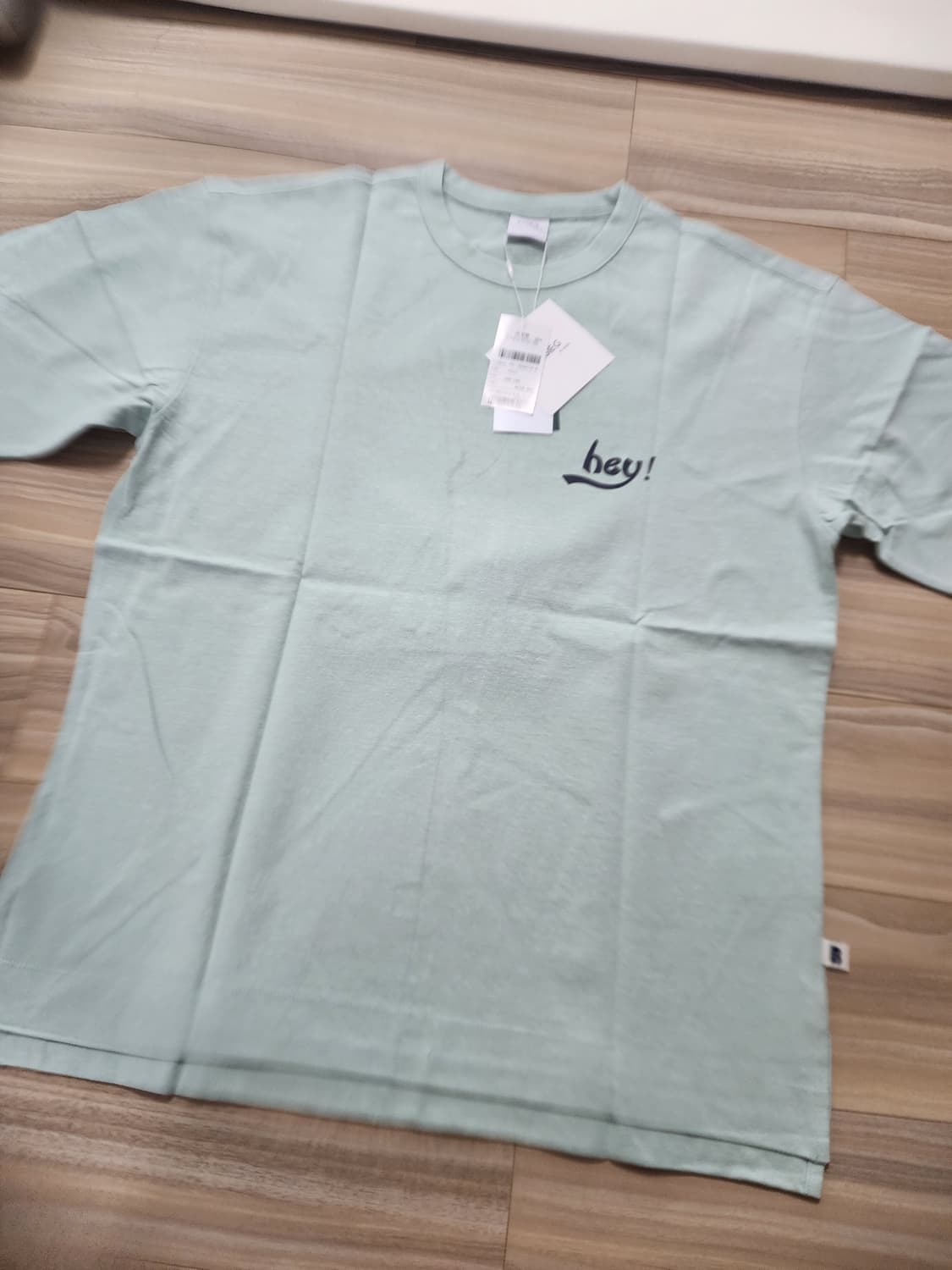 지이크뒷판프린팅반팔티셔츠민트 상품이미지1