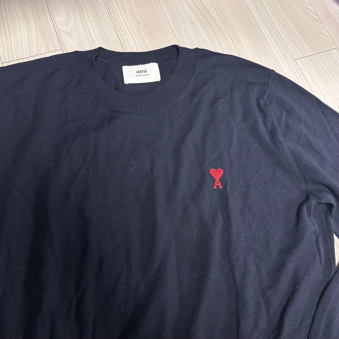 아미 스몰 하트 로고 니트 XL사이즈 (100~105사이즈) 상품이미지3