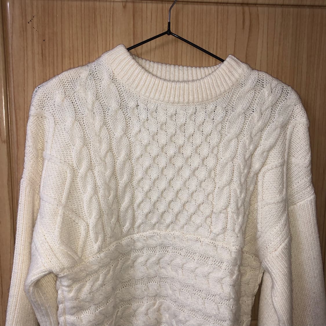 아이보리 와플 니트 🆔  상품이미지5