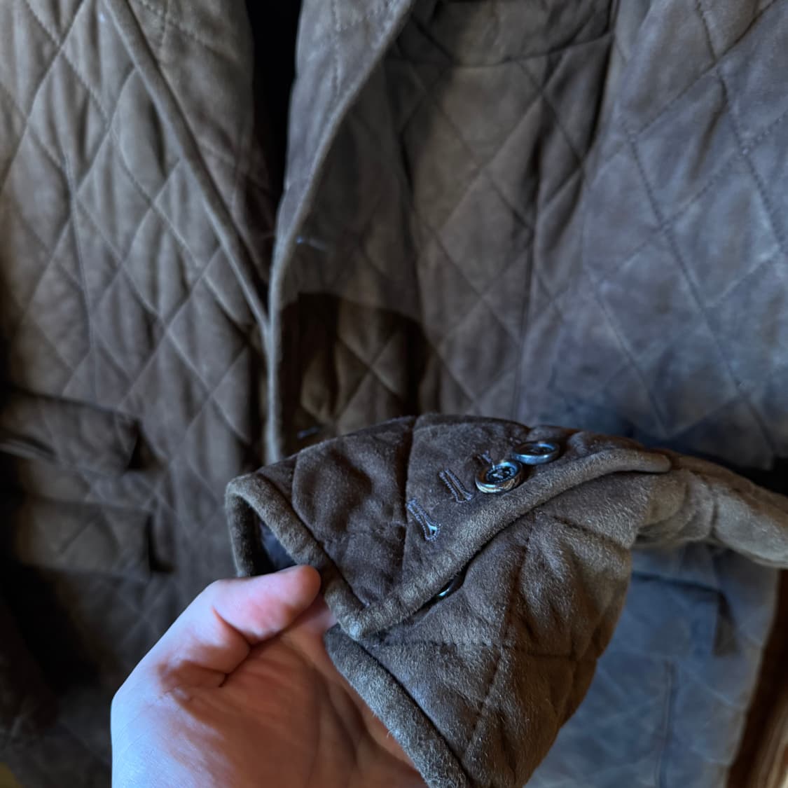 랄프로렌 퍼플라벨 램스킨 스웨이드 블레이저 자켓 상품이미지6