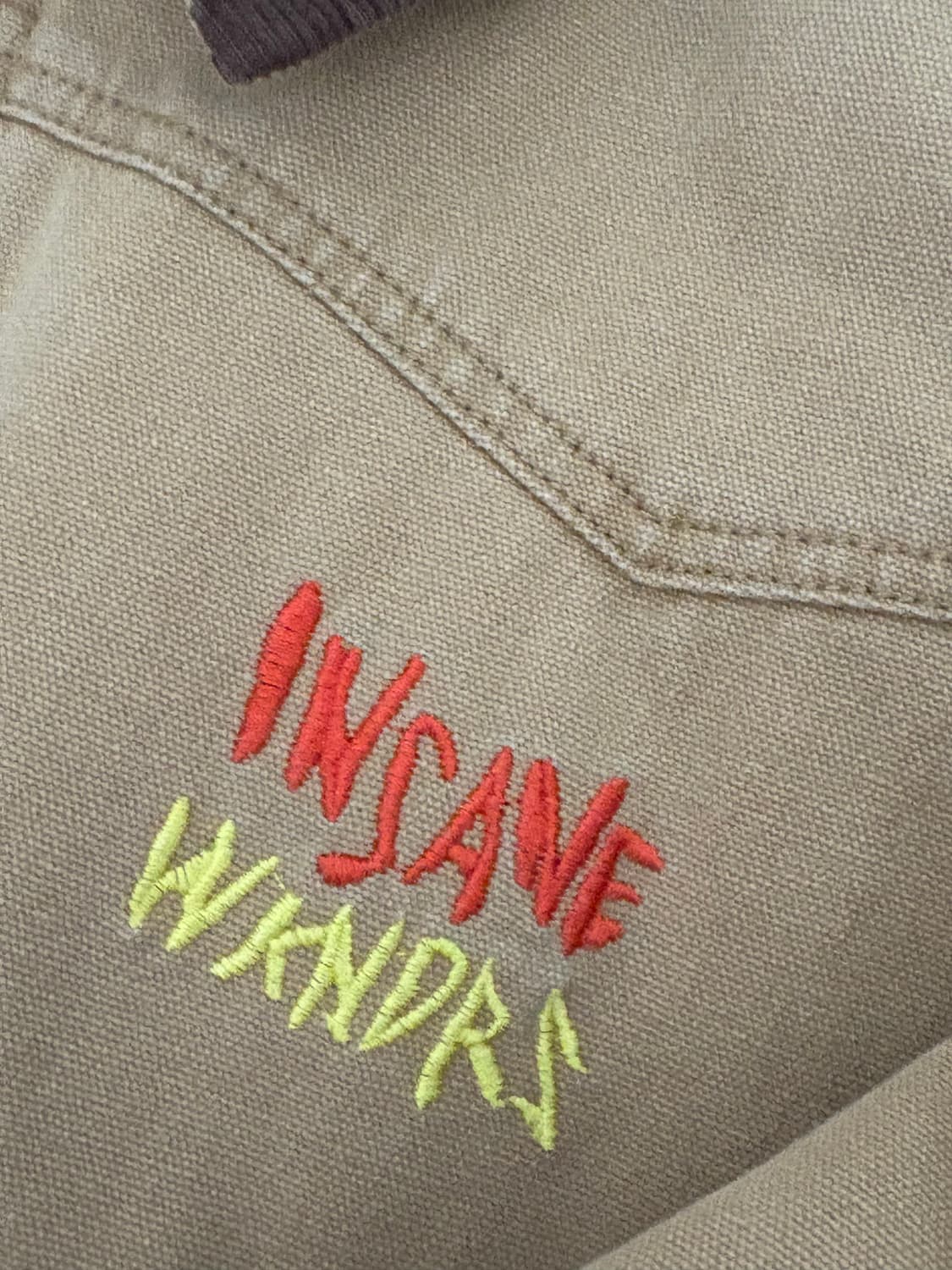 위캔더스 인세인개러지 콜라보 워크자켓 상품이미지3