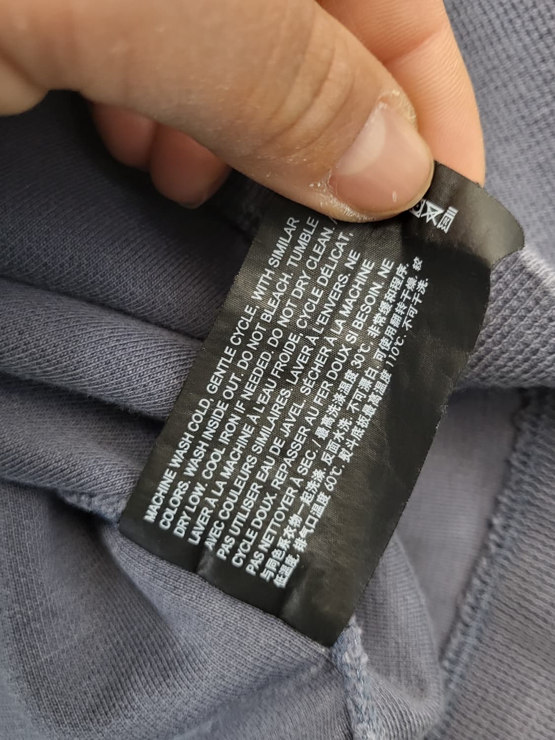 Theory 헨리넥 긴팔 티셔츠 네이비 s 상품이미지5