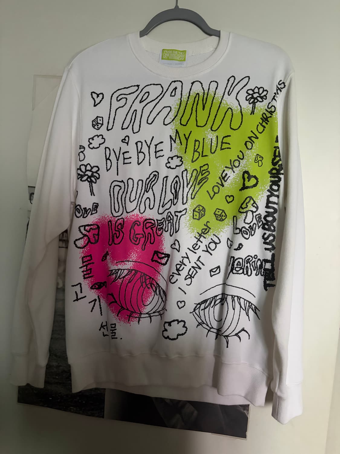 백예린 비이커 맨투맨 스웻셔츠 M 상품이미지3