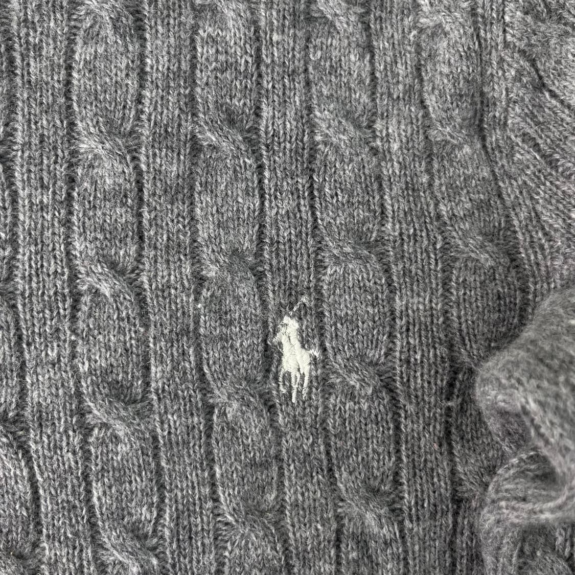 W 95 폴로랄프로렌 스포츠 램스울 꽈배기 니트 상품이미지3