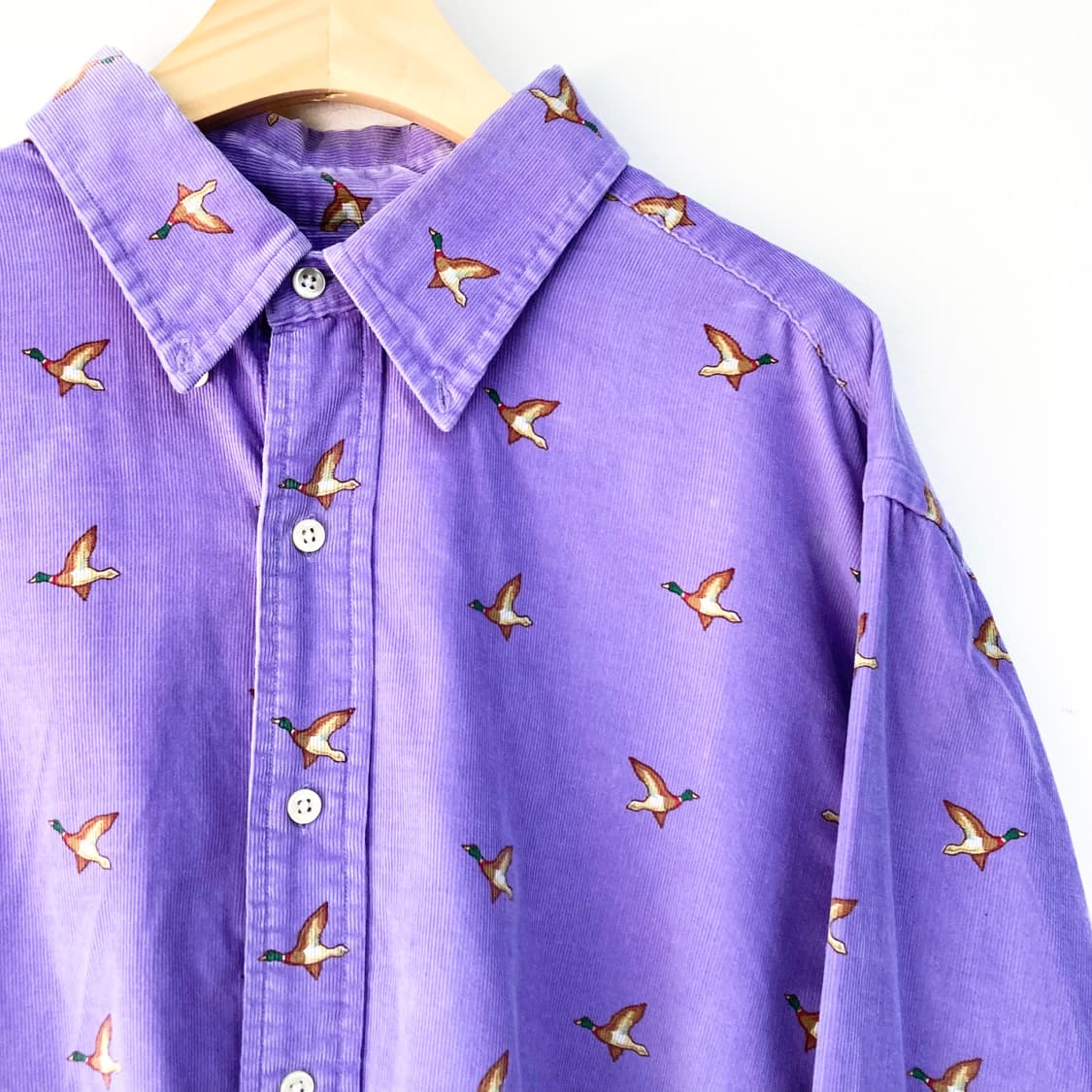 폴로 청둥오리 라벤더 퍼플 코듀로이 셔츠 상품이미지4