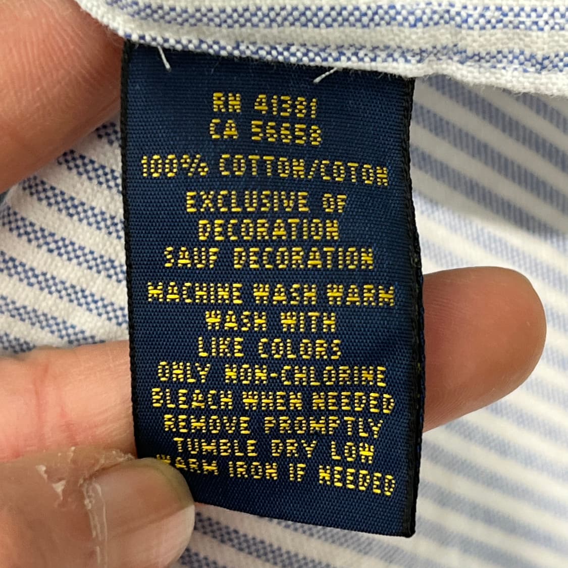 폴로 랄프로렌 스트라이프 셔츠 s09952 상품이미지7