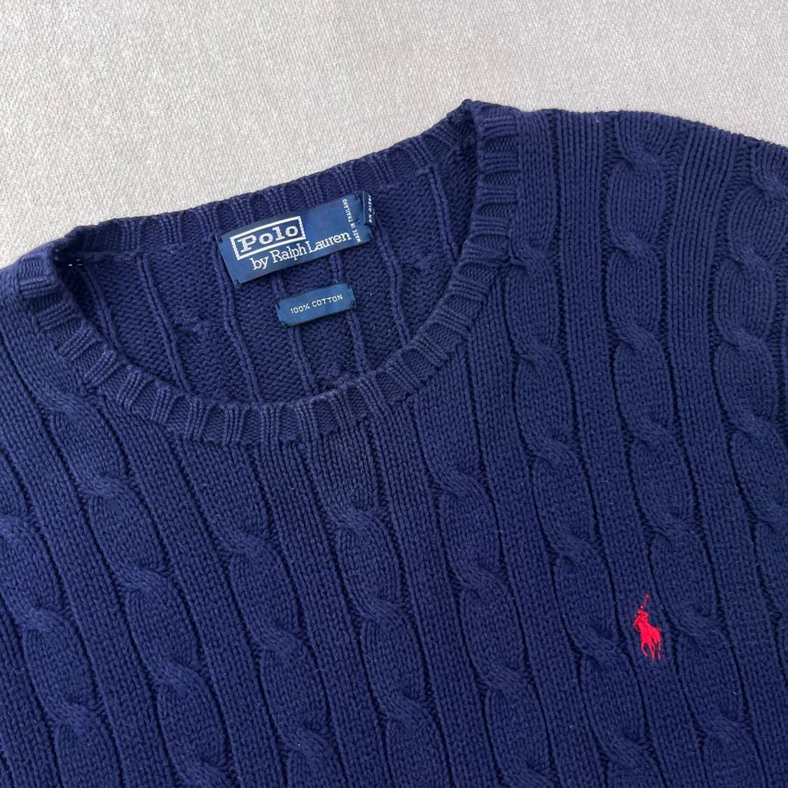 105 폴로랄프로렌 코튼 꽈배기 니트 상품이미지2