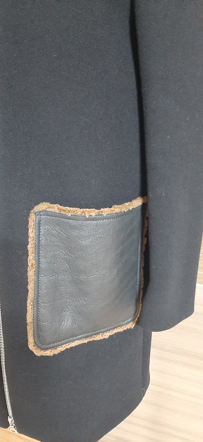 산드로 정품 후드 모직 코트 거의새거 상품이미지3