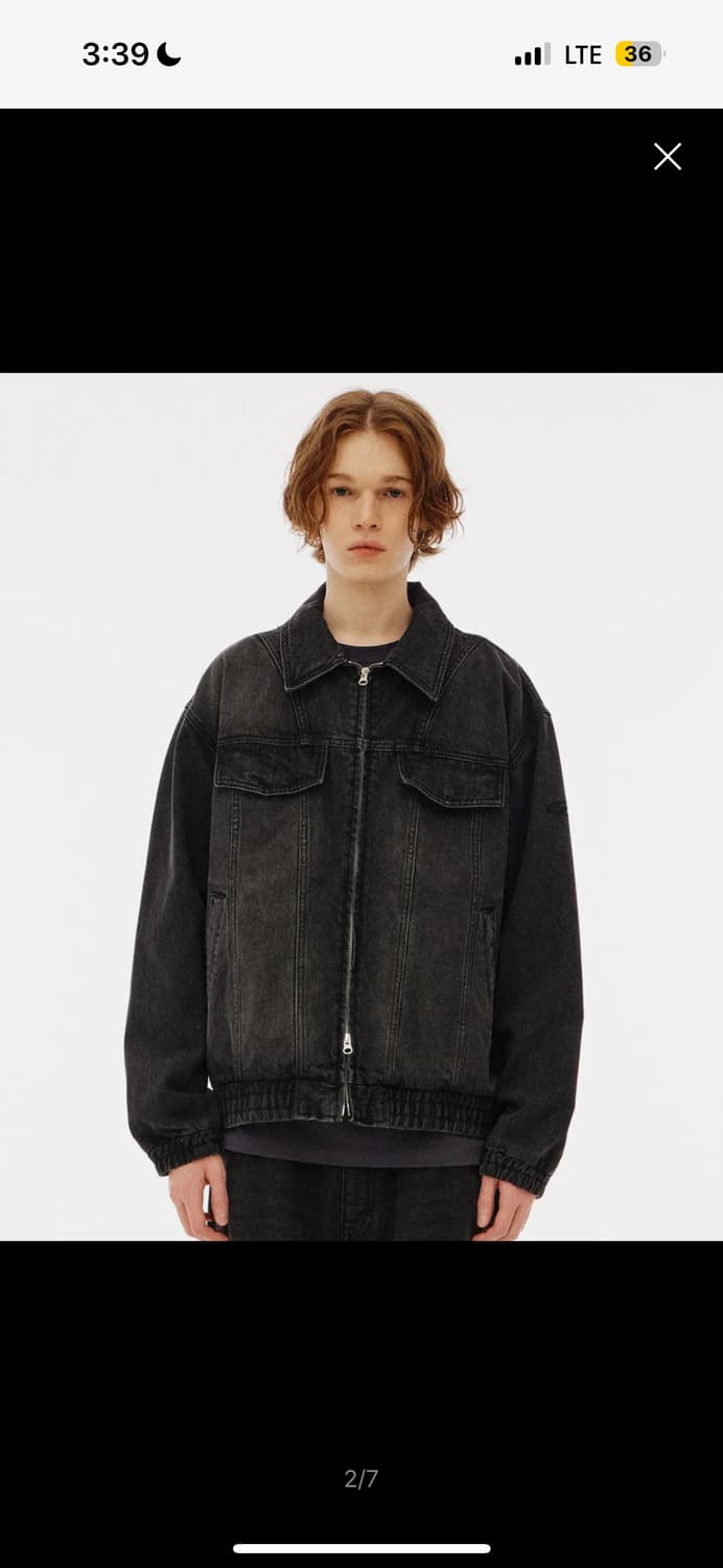 1993 스튜디오 스몰 로고 빈티지 워싱 데님 자켓 상품이미지3