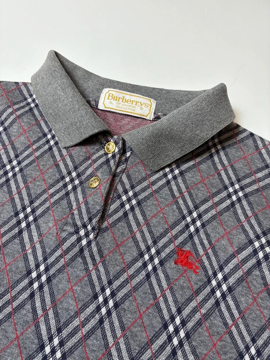버버리 90's 클래식 체크 카라 롱슬리브 PN8975 상품이미지3