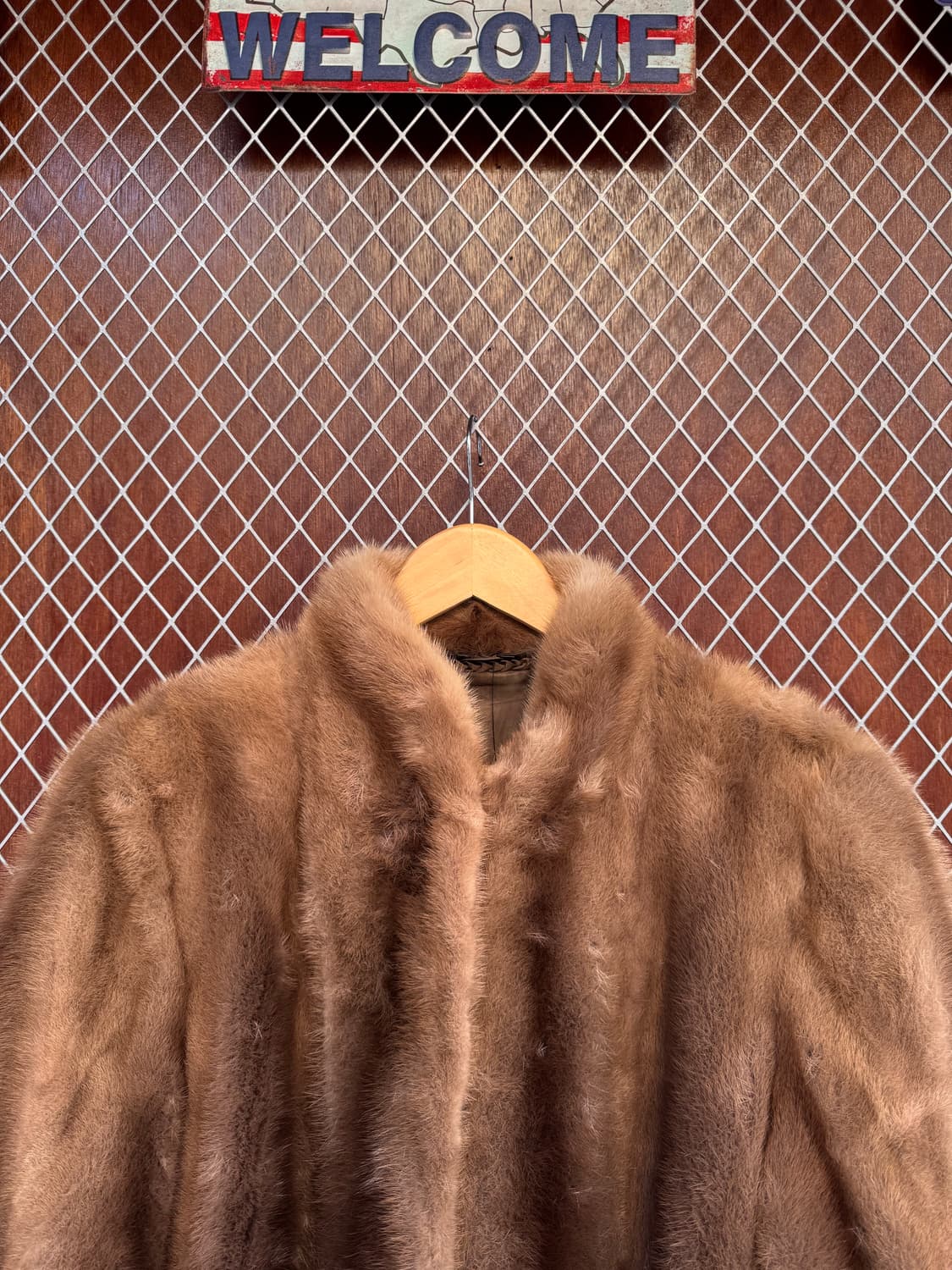 빈티지 브라운 밍크 퍼 코트 자켓 상품이미지3