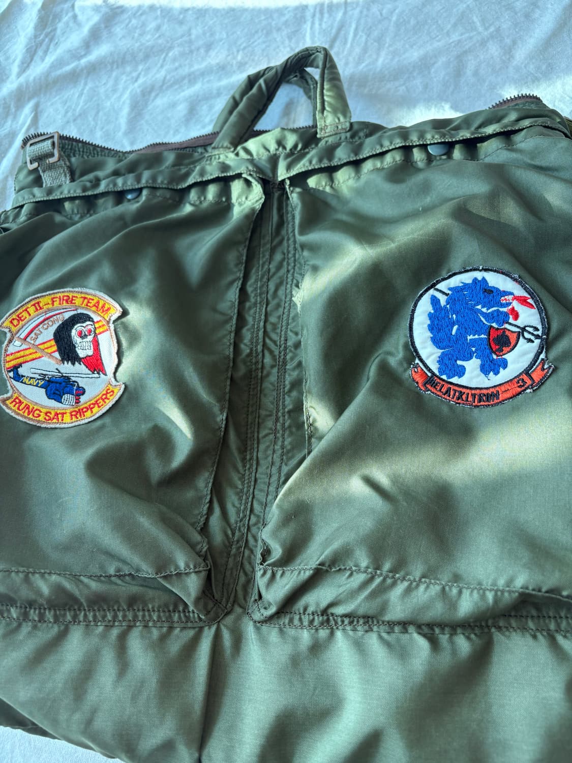 70s 헬멧백 타올 내피 상품이미지4