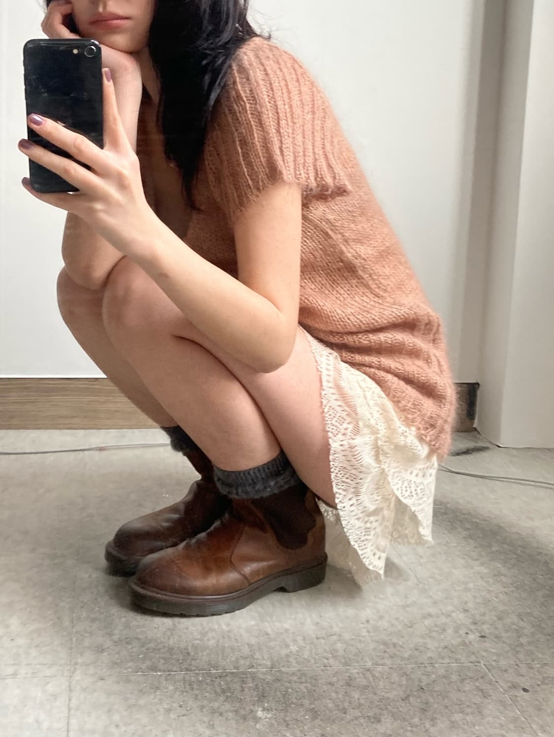 레이스 프릴 스커트 상품이미지1