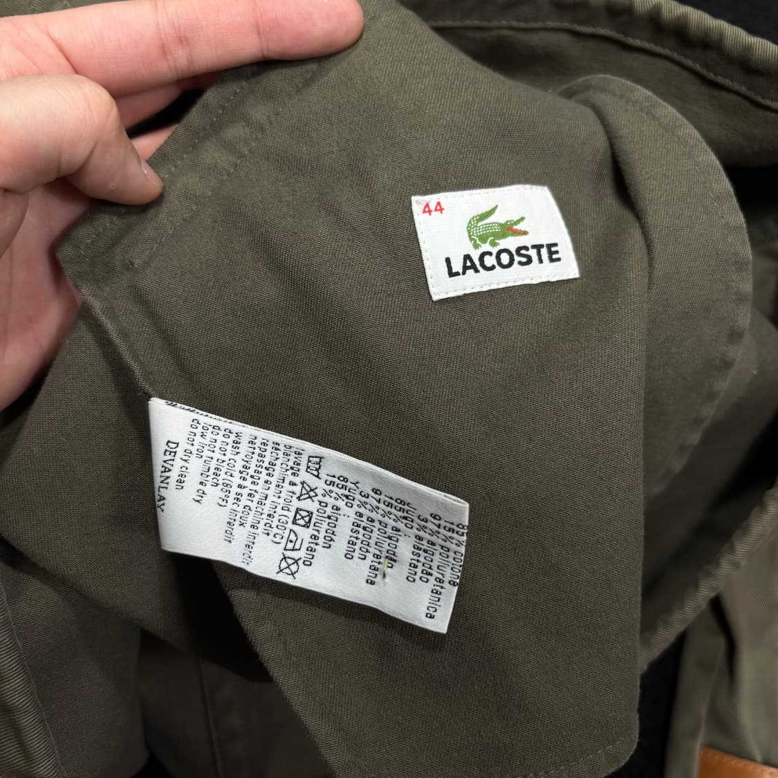 M-L 라코스테 카키 M65 피쉬테일 야상자켓 상품이미지5
