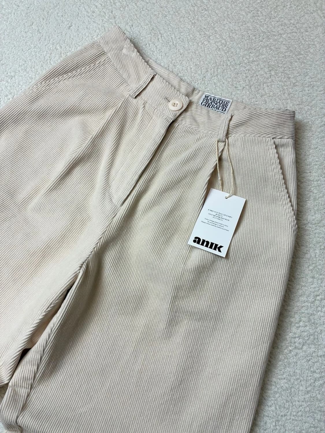 마리떼프랑소와저버 우먼스 테이퍼드핏 코듀로이 팬츠 PN5989 상품이미지2