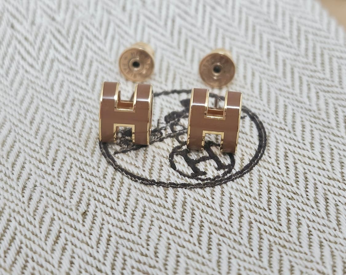 에르메스 팝아슈 미니 귀걸이 (뉴골드컬러) [정품] 상품이미지1