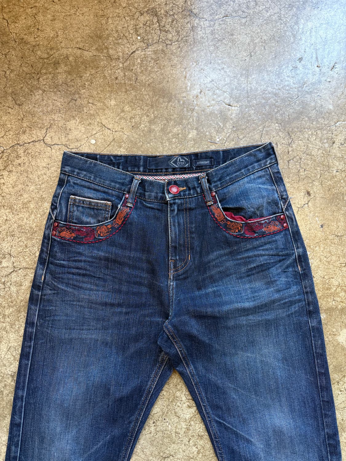14년도 EVISU 슬림 스트레이트 데님 상품이미지2