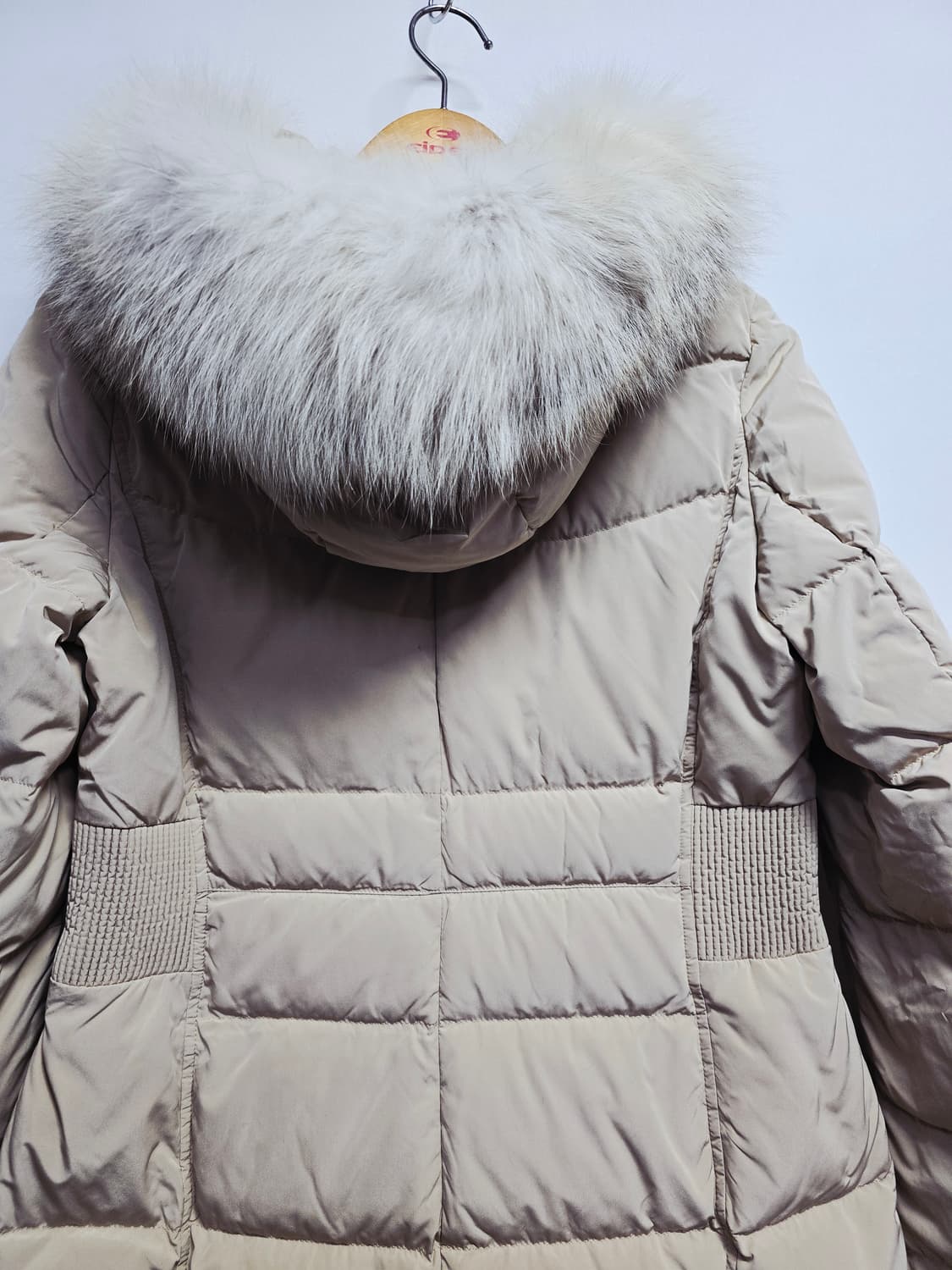 LBL 사가폭스퍼 롱패딩 베이지 상품이미지6