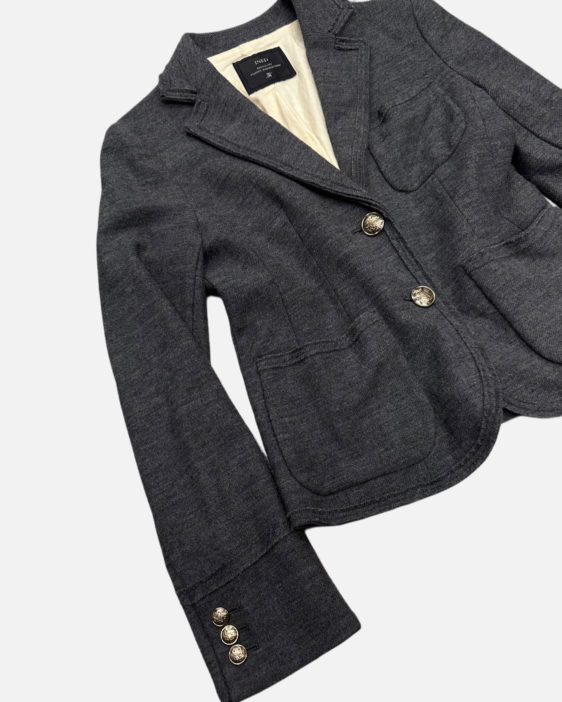INED cutting seam pocket wool blazer 상품이미지3