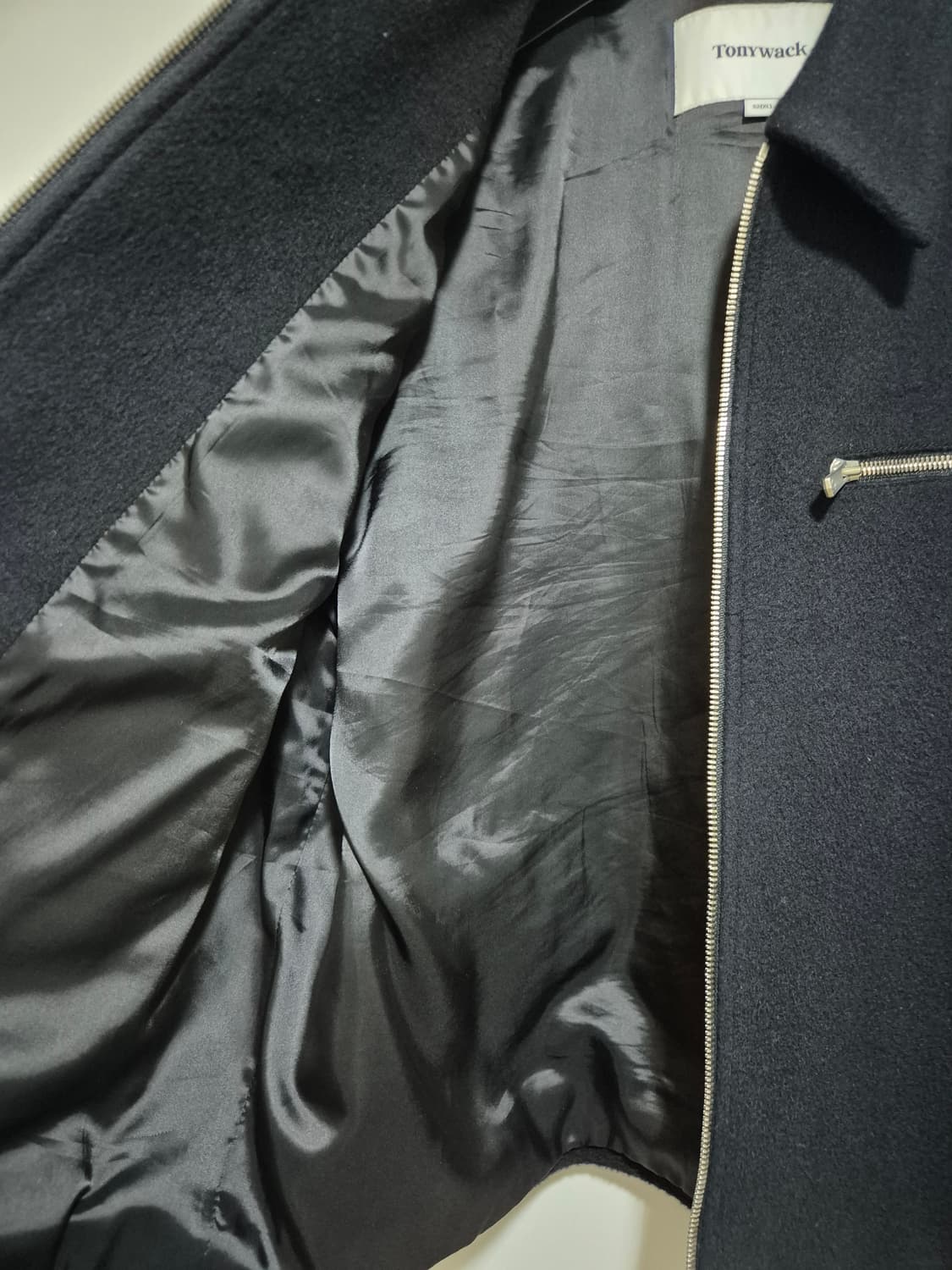 캐시미어 체스트 집 베를린 자켓 다크네이비 XL 상품이미지4