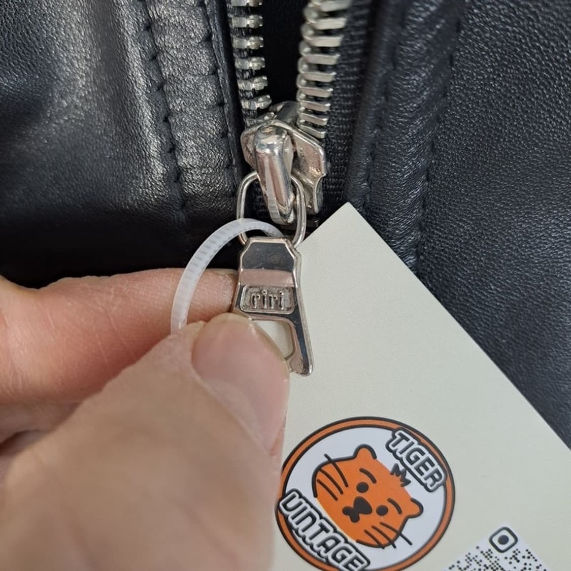 맨손 riri지퍼 라이더자켓 상품이미지5