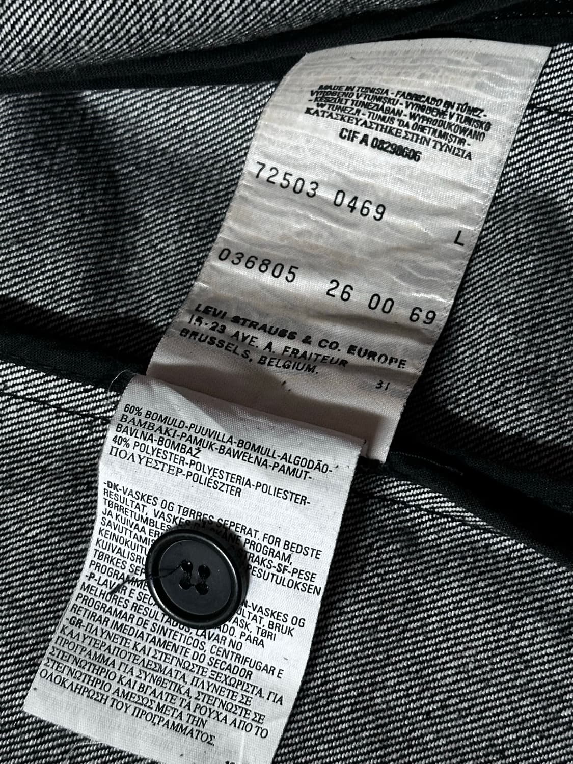 (데드스탁) Levi’s STA-PREST EARLE 블레이저 자켓 상품이미지10