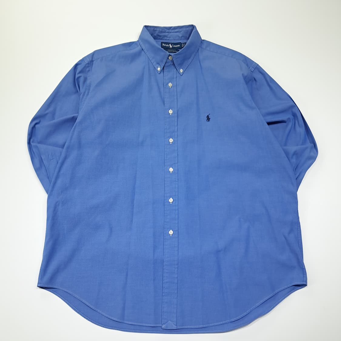 CL769 XL 폴로 90s 홍콩판 핀포인트 버튼다운 블루 셔츠 남방 상품이미지1