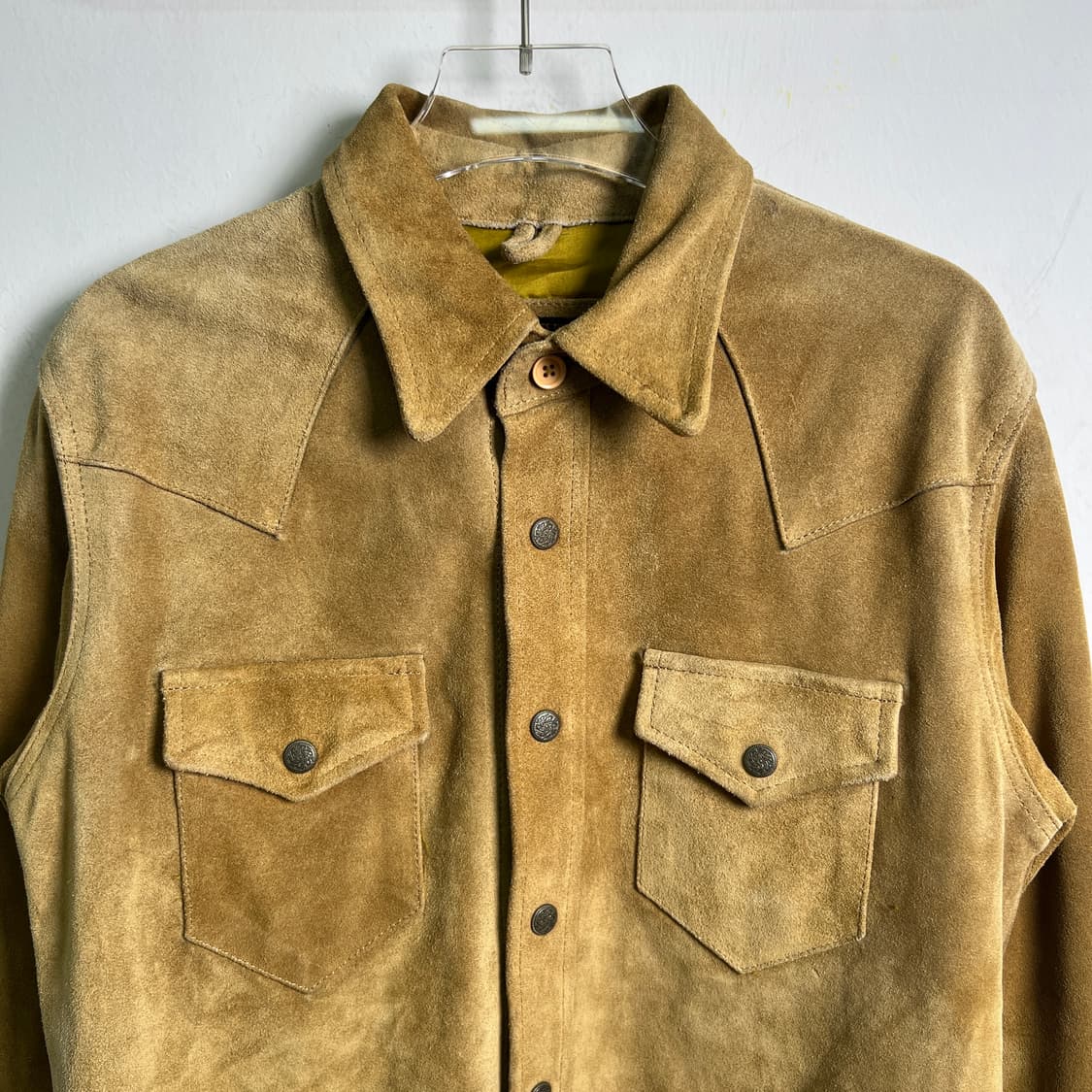 Dog House 소가죽 스웨이드 웨스턴 셔츠 자켓 M 상품이미지4