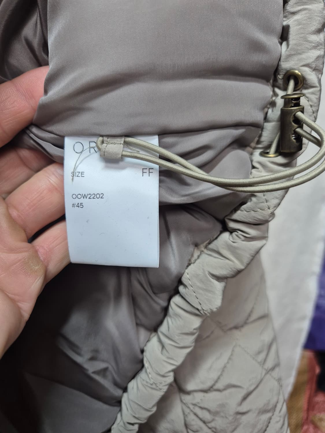 Ore 퀼팅 크롭 점퍼 상품이미지3