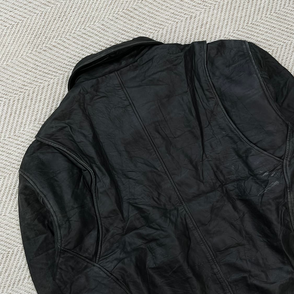 투데이즈맨 리얼 레더 봄버자켓 r2877 상품이미지4