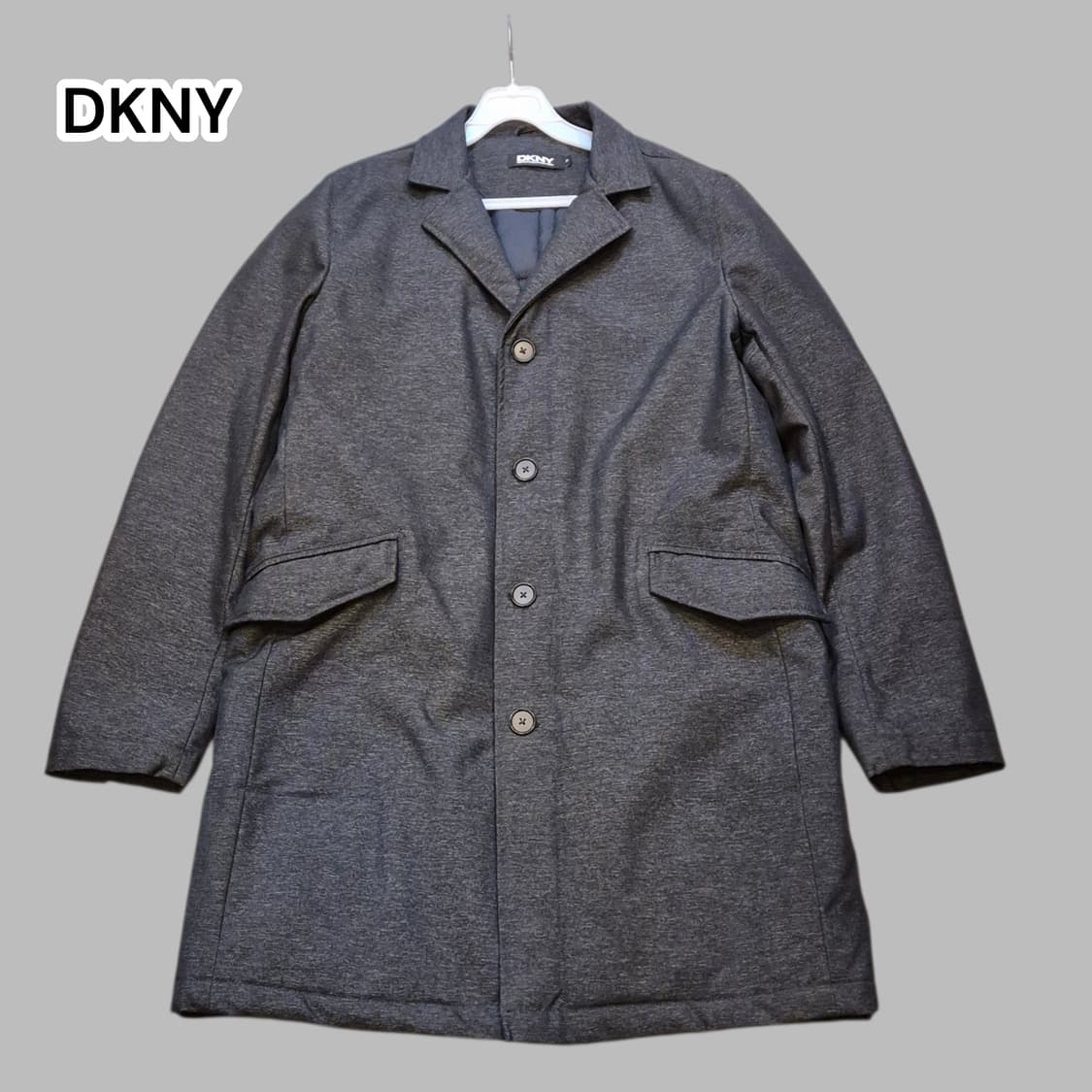 (M)DKNY 차콜 누빔코트 상품이미지1