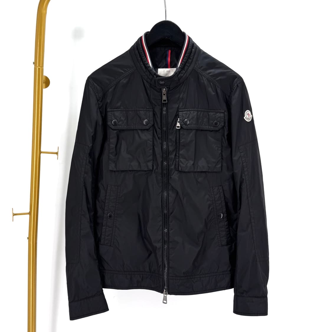 [5사이즈] 몽클레어 바람막이 집업 자켓 블랙 상품이미지3