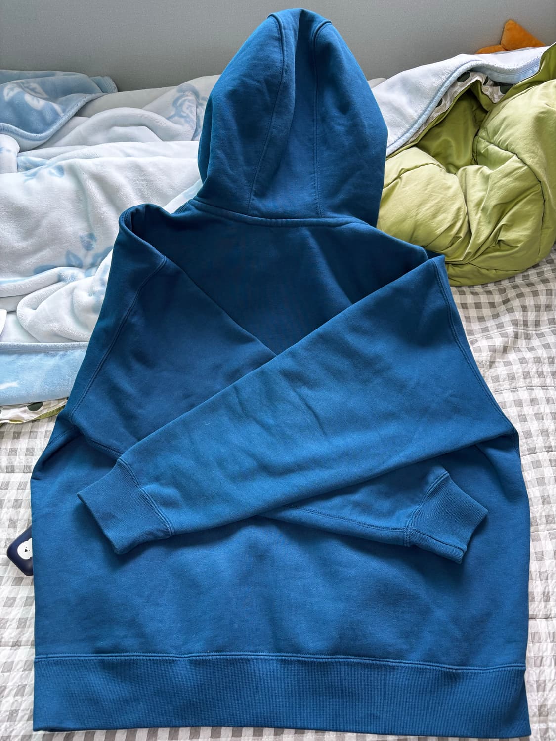 나이키 nrg 블루 기모 후드 XL 상품이미지3